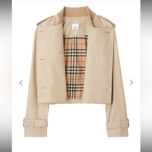Burberry Cropped Trench Jacket